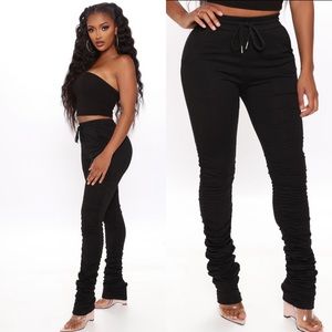 Fashion Nova “Chase The Bag Stacked Pant”